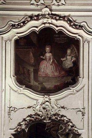Prinzessin Maria Theresia von Sizilien, spätere Kaiserin und Prinzessin Maria Ludovica von Sizilien, spätere Großherzogin von Toskana
