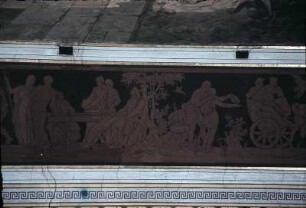 Telemach fährt mit Nestors Sohn Peisistratos nach Sparta