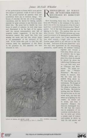 29: Reminiscences of Whistler