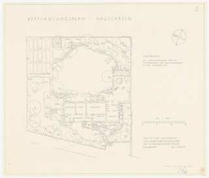 Hausgarten: Pflanzplan 1:100