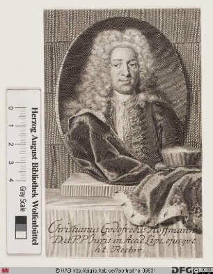 Bildnis Christian Gottfried Hoffmann