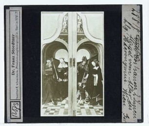 Cornelisz van Oostsanen, Hieronymusaltar (Wien KhM GG_867) : Zwei Innenflügel