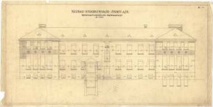 Billing, Hermann; Singen; Krankenhaus - Wirtschaftsgebäude, Vorderfassade (Ansicht)