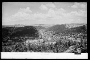 Bad Schandau an der Elbe, Blick ins Kirnitzschtal