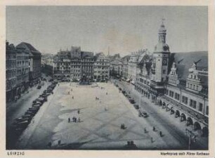 Leipzig: Marktplatz und Altes Rathaus