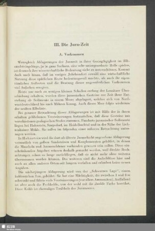 III. Die Jura-Zeit