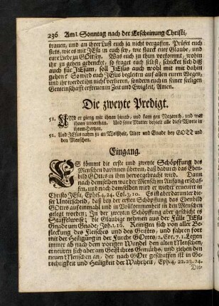 236-237, Evangelium; Eingang