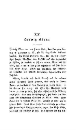 XIV. Ludwig Börner