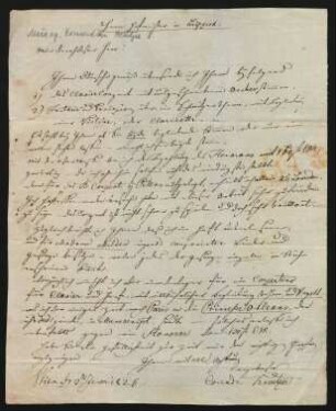 Brief an Friedrich Hofmeister : 02.01.1826