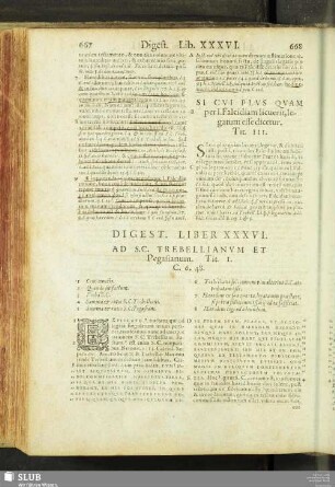 Digest. lib. XXXVI. ad s.c. Trebellianum et Pegasianum