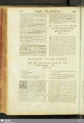 Digest. lib. XXXVI. ad s.c. Trebellianum et Pegasianum