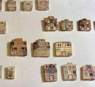 Das Stadtmosaik. Minoische Fayence-Plättchen
