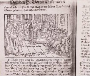 Martin Luther : Martin Luther auf dem Reichstag in Worms vor Kaiser Karl V.