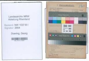 Entnazifizierung Georg Doering , geb. 03.05.1897 (Kinobesitzer)