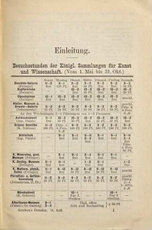 Dresden, Dresdens Umgebungen und die Sächsische Schweiz : Praktisches Handbuch für Reisende. (Grieben's Reise-Bibliothek Bd. 4)