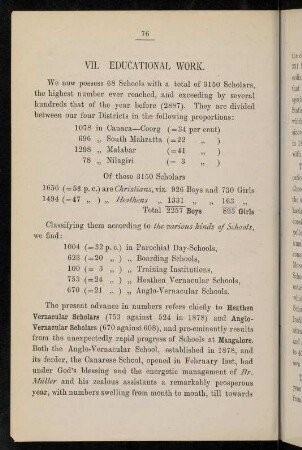 76-82, VII. Educational work
