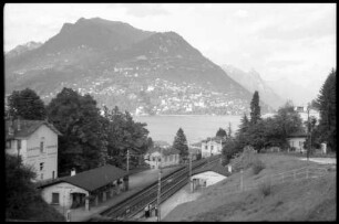 Lugano: Station Paradiso von der Funicular St. Salvatore