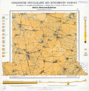 [4540] Section Seehausen-Zschortau, Geologische Specialkarte des Königreichs Sachsen