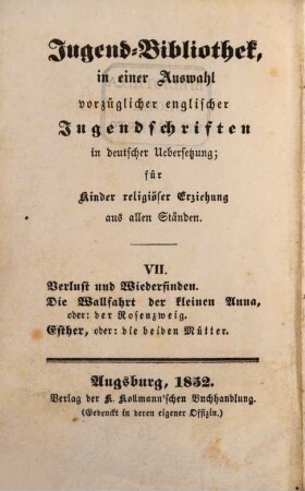 1. Verlust und Wiederfinden