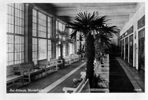 Bad Altheide: Wandelhalle im Kurhaus [abfotografierte Postkarte]