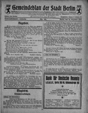 1926,52: Nr. 52, 26. Dezember 1926