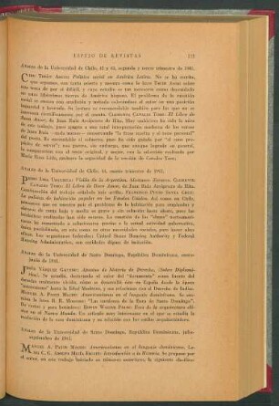 Anales de la Universidad de Santo Domingo, República Dominicana, julio-septiembre de 1941