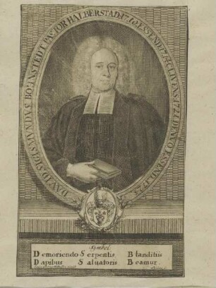Bildnis des David Sigismvndvs Bohnstedt