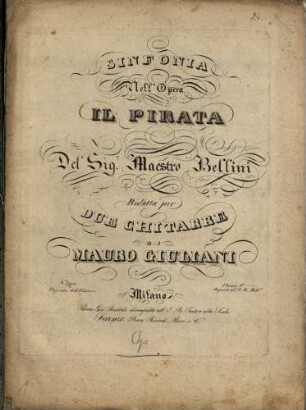 Sinfonia nell'opera Il pirata