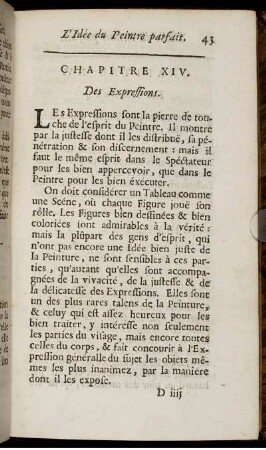 Chapitre XIV. Des Expressions