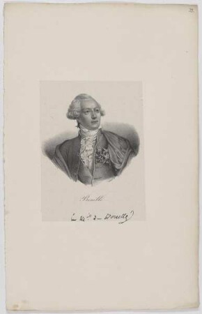 Bildnis des Francois Claude de Bouillé