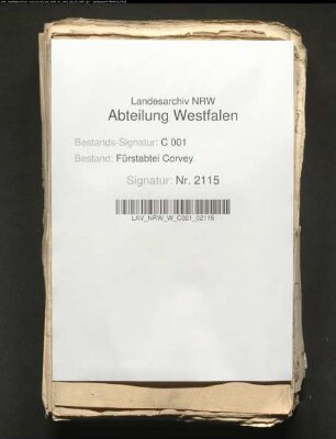 Belehnung der Grafen und Fürsten von Waldeck mit Gütern zu Hesperinghausen, Haberhausen, Harthausen, Eilhausen, Helminghausen und Twiste