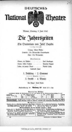 Die Jahreszeiten