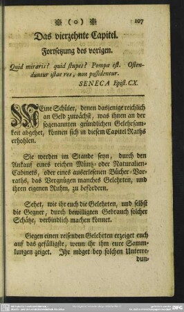 Das vierzehnte Capitel. Fortsetzung des vorigen