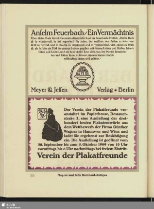 Anselm Feuerbach/ Ein Vermächtnis
