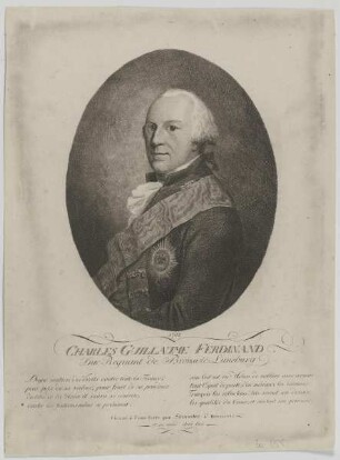 Bildnis des Herzogs Karl Wilhelm Ferdinand von Braunschweig-Lüneburg