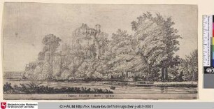 [Das Schloss unter Bäumen; The castle among trees]