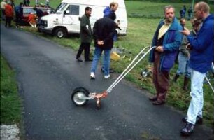 Fotografie: Obstbau, Bodenpflege, Hackmaschine