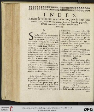 Index rerum & verborum notabiliorum […]