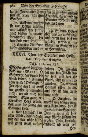 XXXVI. Von der Ewigkeit und Hölle