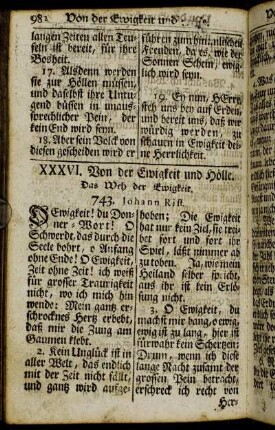 XXXVI. Von der Ewigkeit und Hölle