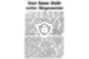 [Name maskiert] bleibt weiter Bürgermeister