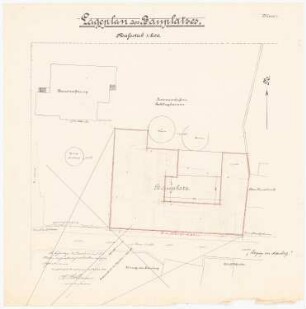 Kreishaus Recklinghausen: Lageplan 1:200