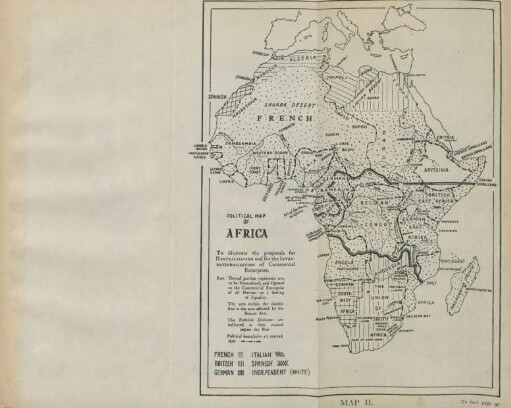 Political map of Africa