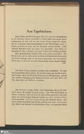 Aus Tagebüchern