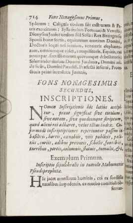 Fons Nonagesimus Secundus - Fons Centesimus
