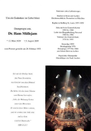 Müllejans, Dr. Hans