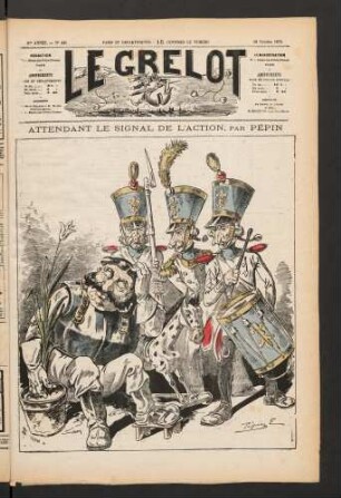 Attendant le signal de l'action, par Pépin