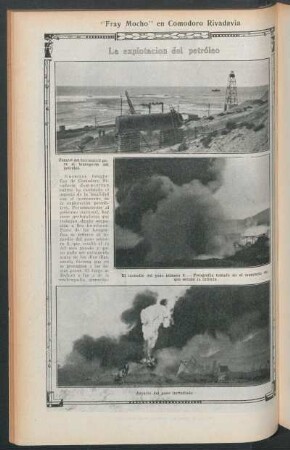 La explotación del petróleo : "Fray Mocho" en Comodoro Rivadavia