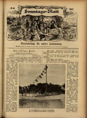 Ausgabe vom Sonntag, den 13. Oktober 1912.