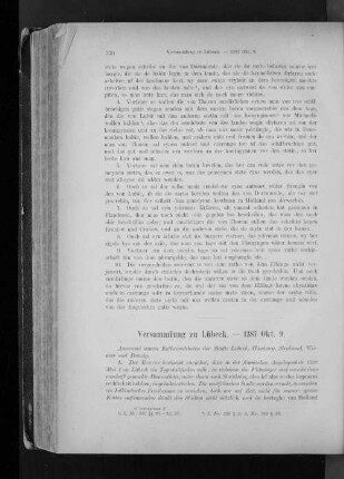 Versammlung zu Lübeck. - 1387 Okt. 9.
